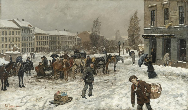 Frits Thaulow, Stortingsplass, 1881