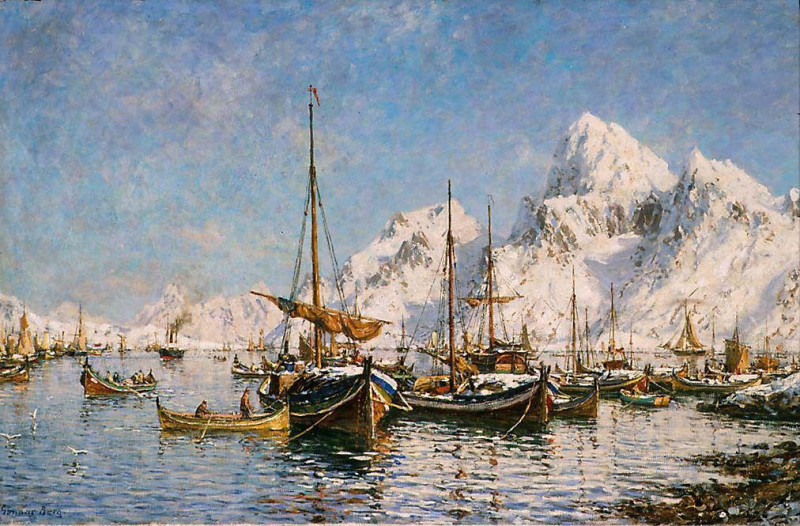 Gunnar Berg, Fra Vaterfjord (Z Vaterfjord), ok. 1886-1893