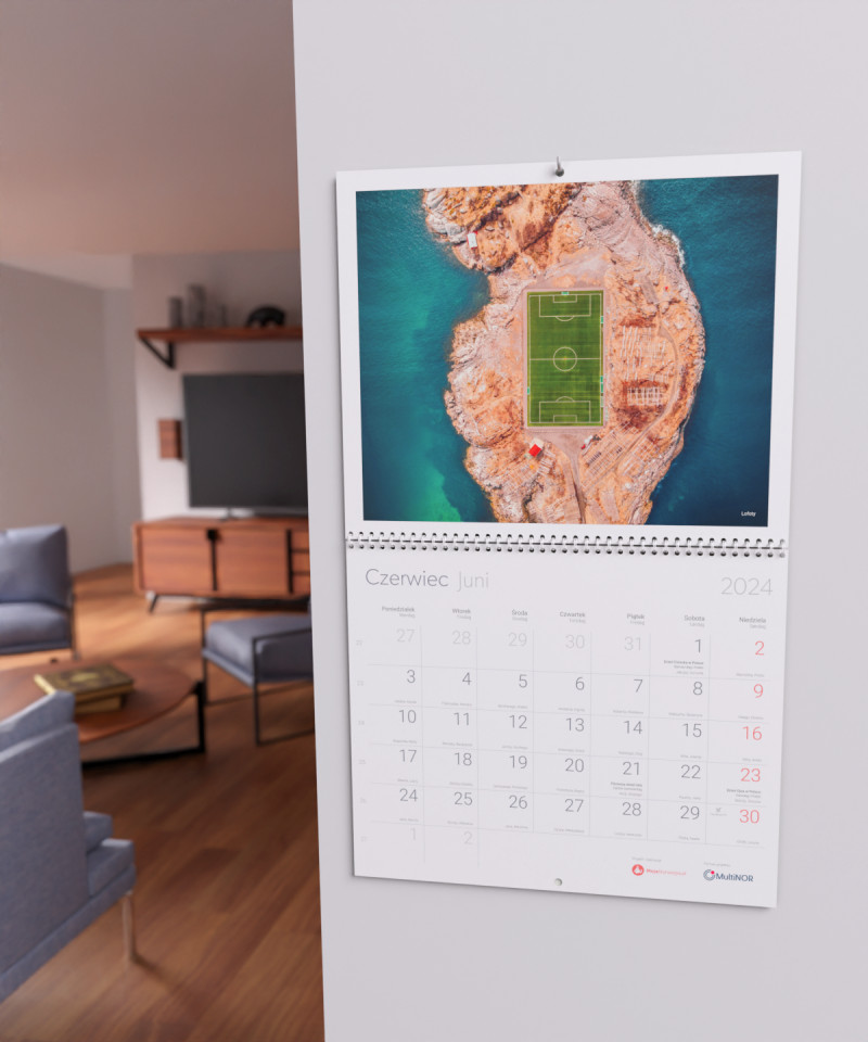 Praktyczny i estetyczny - tak można opisać polsko-norweski kalendarz 2024.